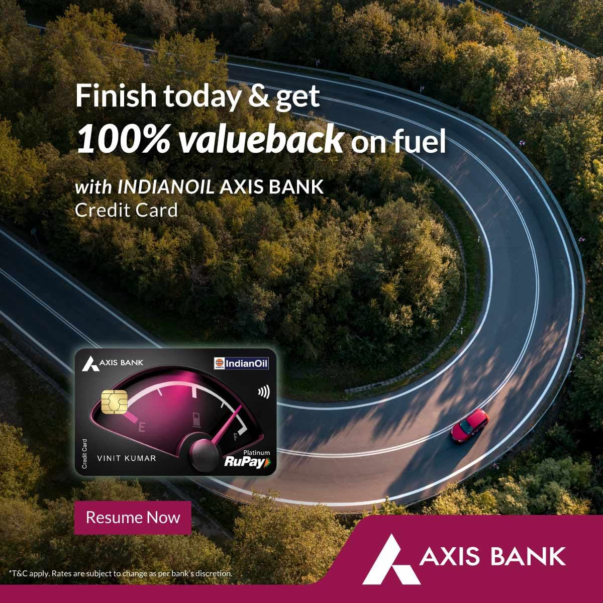 Indian Oil Axis Bank Credit Card