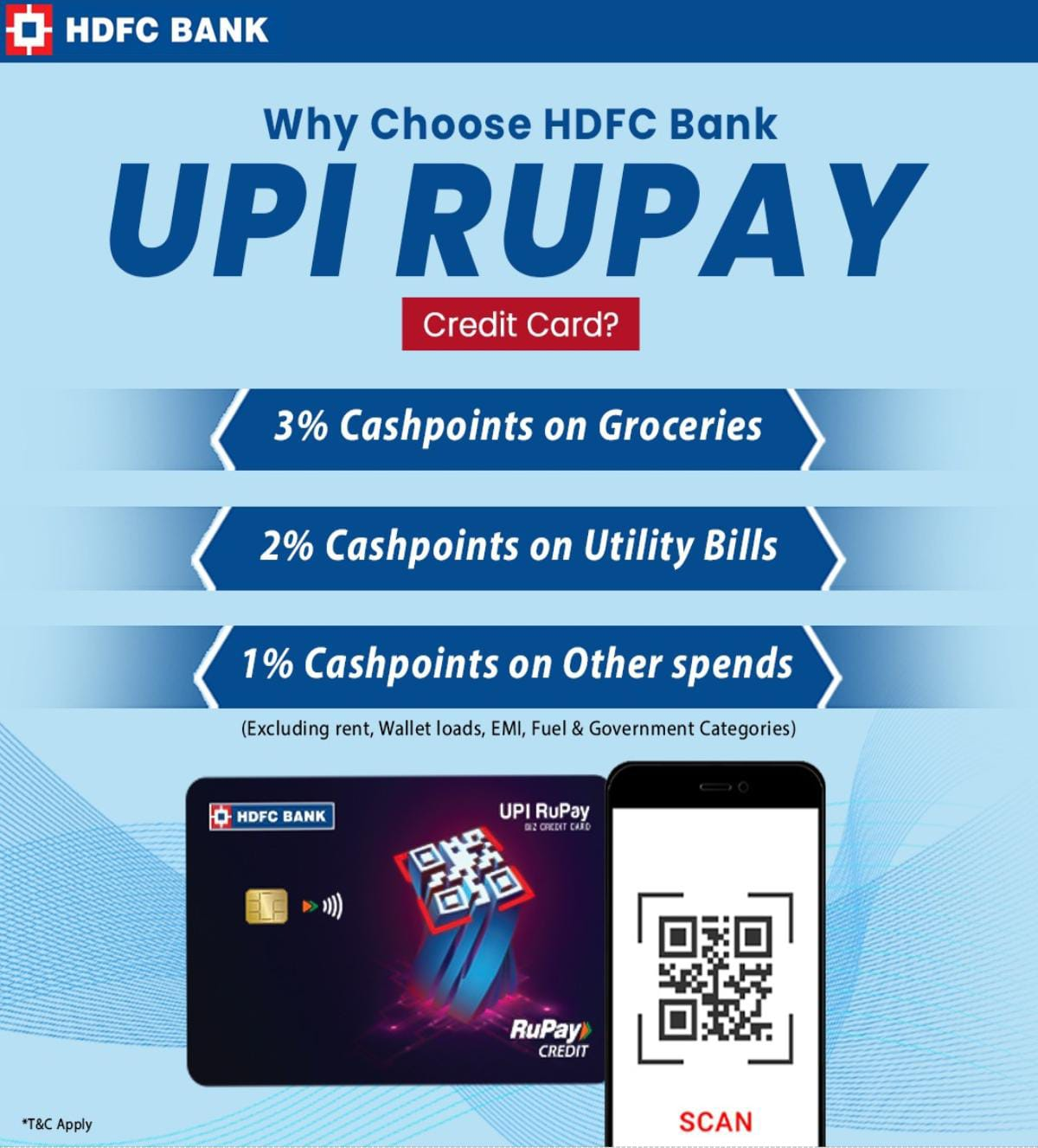 HDFC Bank UPI RuPay Credit Card